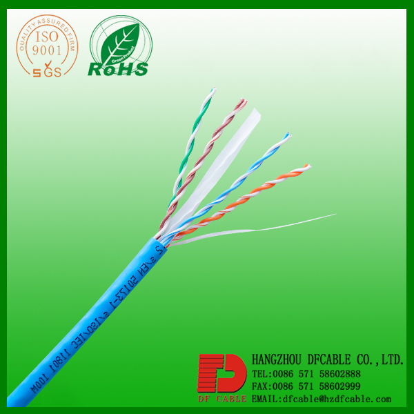 UTP-CAT6蓝色有印字